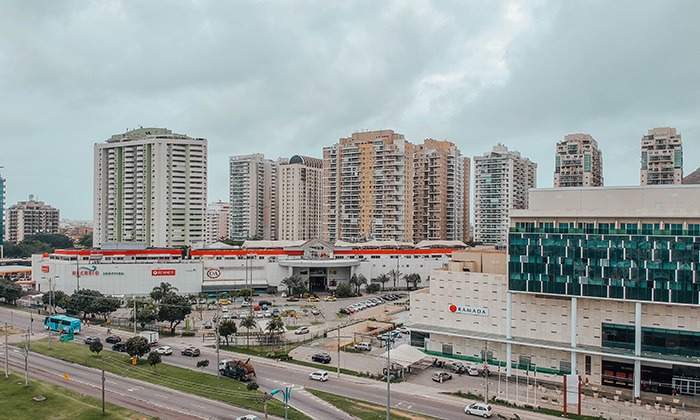 fachada do Recreio Shopping