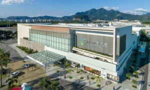 fachada do Via Parque Shopping