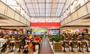 Praça de alimentação Shopping Piracicaba